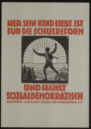 Schulreform Plakat