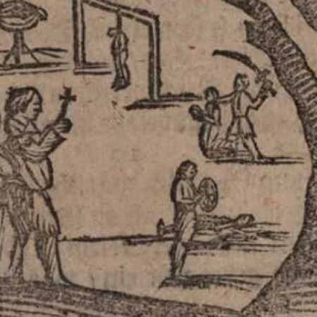 Detail aus dem Armesünderblatt zu Andre N. (Signatur C-39975/1735,1)